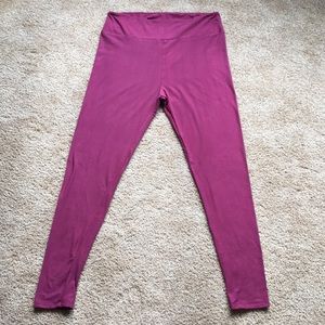 Lularoe Tall and Curvy Legging Purple/Burgundy